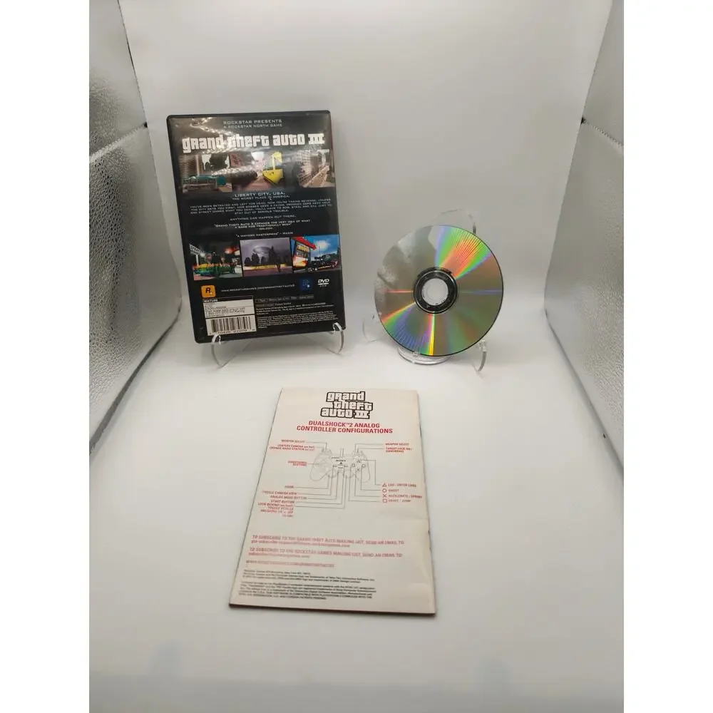 GTA III Greatest Hits PS2 CIB Complete W/ Manual